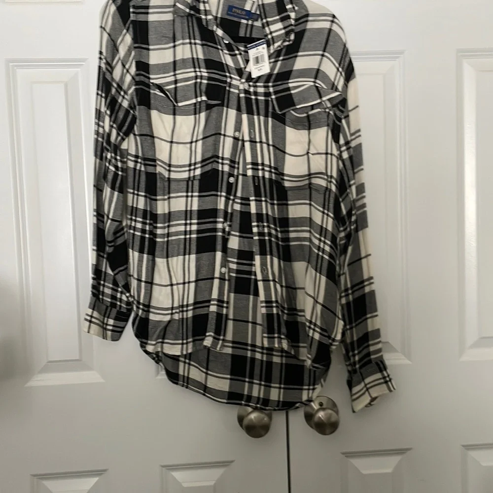 Ralph Lauren plaid shirt with tags never worn - Picture 1 of 3